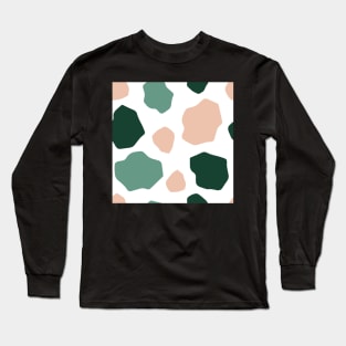 Pastel Patches Pattern Long Sleeve T-Shirt